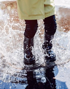 An activity depending on the weather