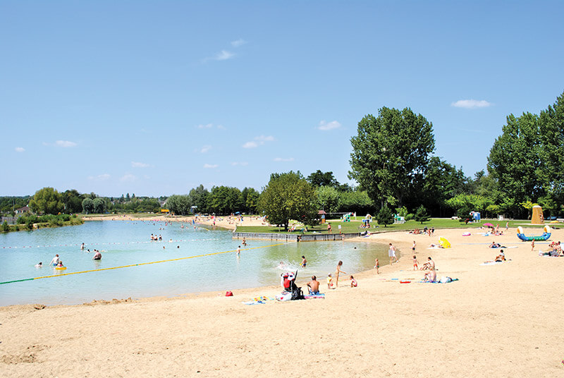 Centro de ocio oise Saint-Leu-d'Esserent natación actividad al aire libre naturaleza familia niño