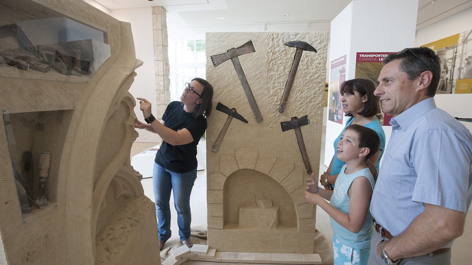 Visite guidée de la Galerie du Front de Taille à la Maison de la Pierre à Saint-Maximin