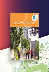 Tourist map of the Oise Pays de France nature park