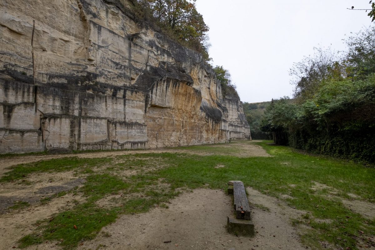 Le mur d'escalade du Larris.