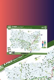 Kaart van de Oise te voet