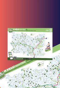 Kaart van de Oise per fiets