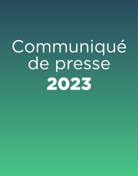 Communiqués de presse 2023