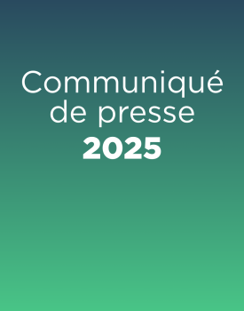 Communiqués de presse 2025