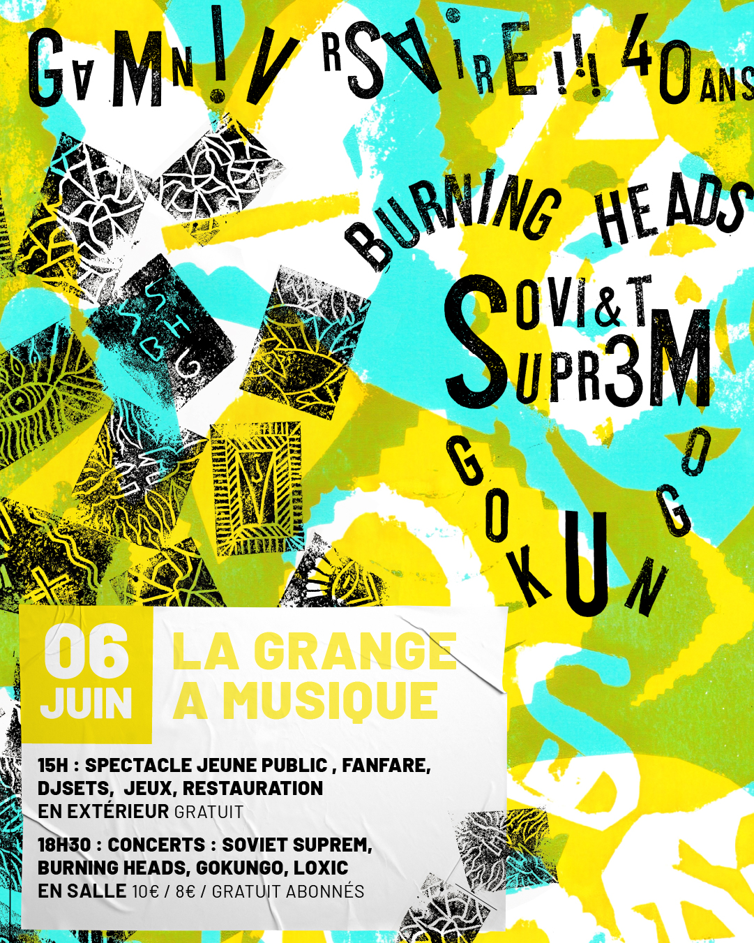Gamniversaire | Après-midi jeux et concert Punk-rock