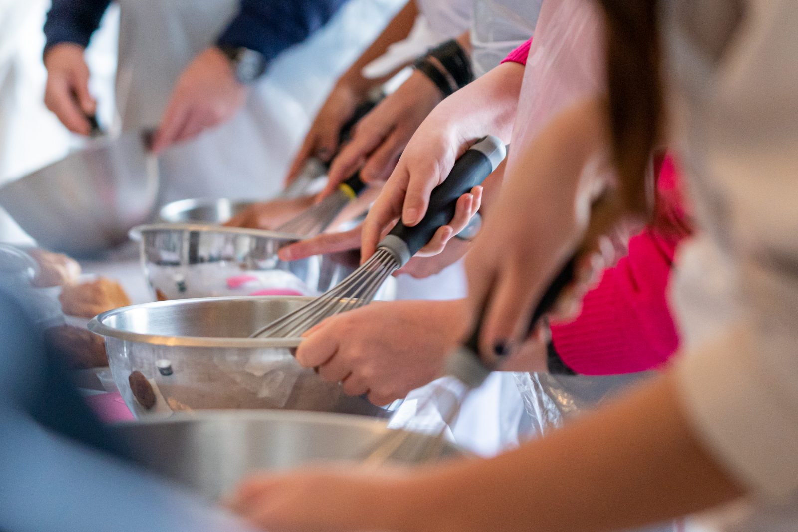 Talleres de crema Chantilly en el castillo de Chantilly