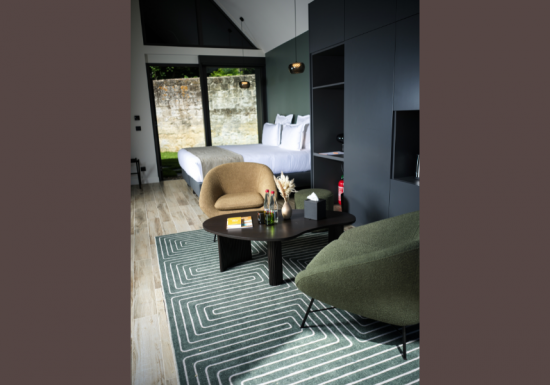 The rooms at Domaine du Verbois