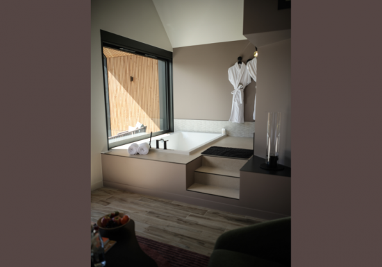 The rooms at Domaine du Verbois