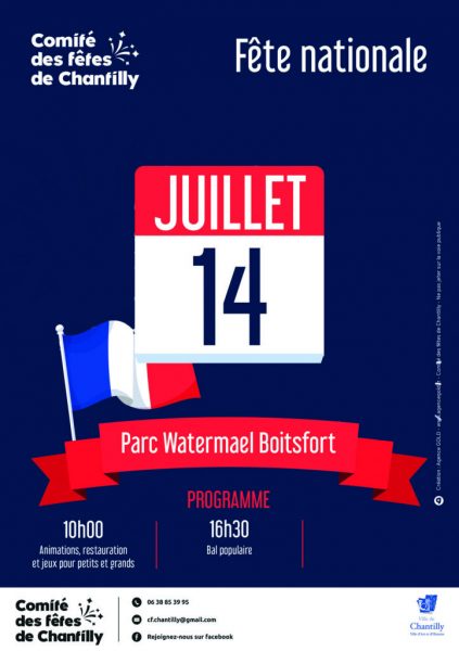 Fête Nationale à Chantilly