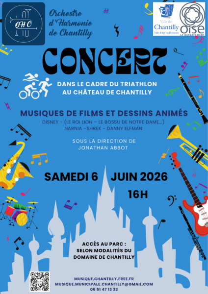 Concert de l’Orchestre d’Harmonie de Chantilly
