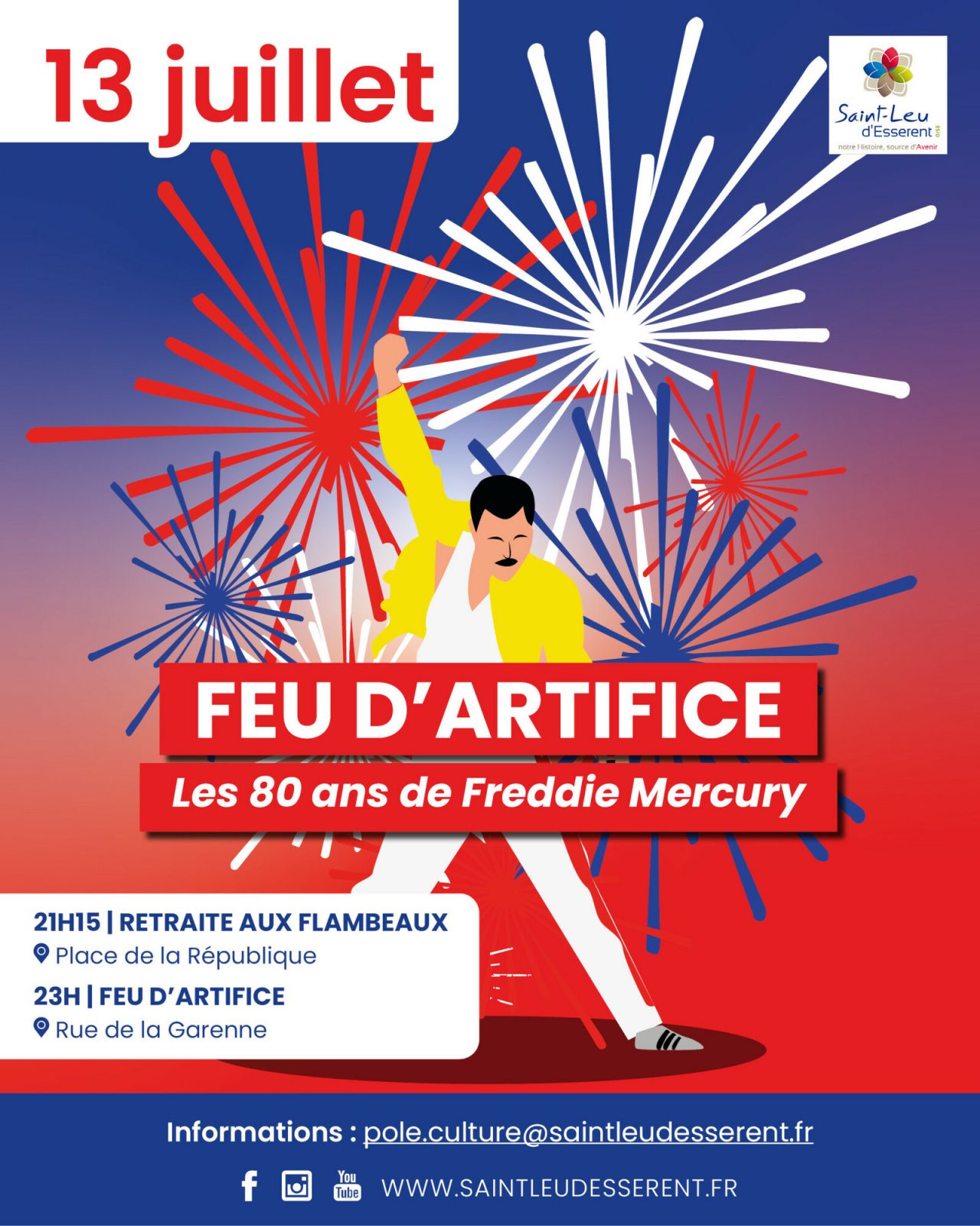 Fête Nationale à Saint-Leu d&rsquo;Esserent