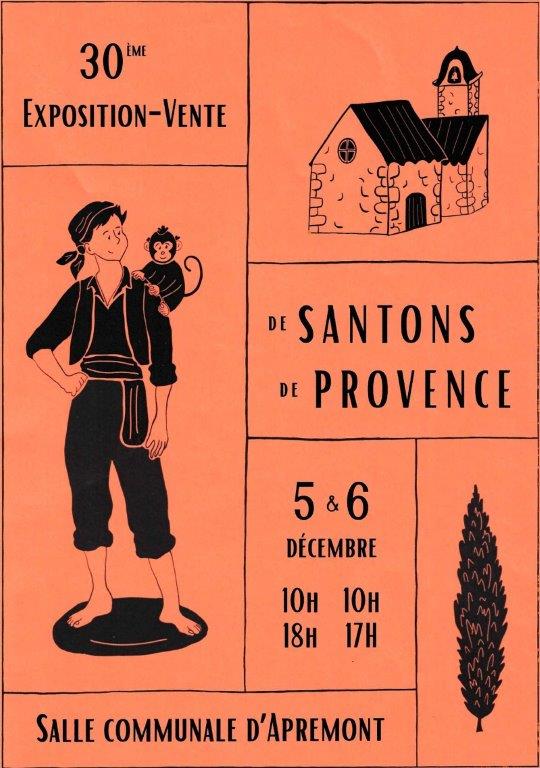 Foire aux santons de Provence in Apremont