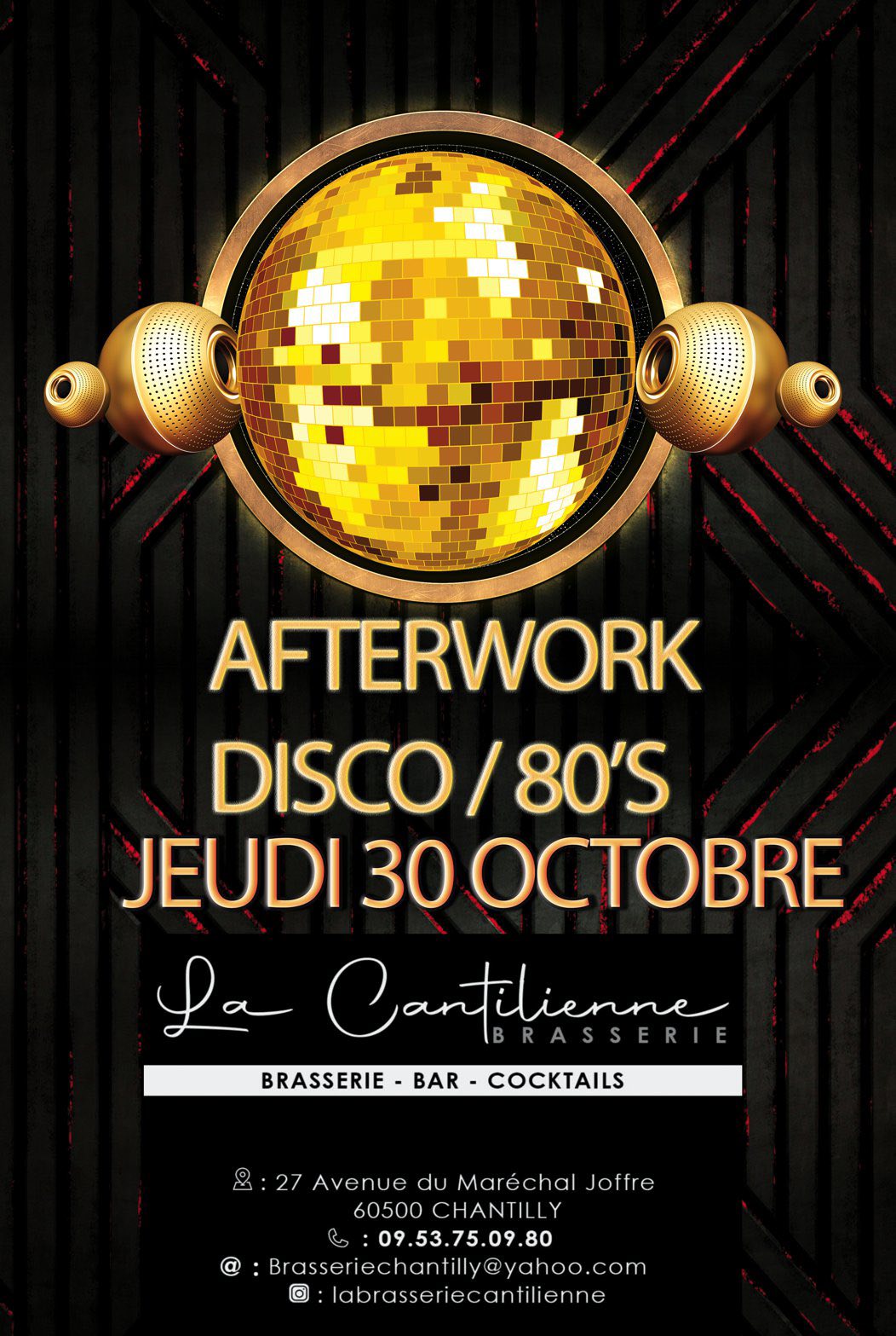 Disco/80s afterwork at the Brasserie Cantilienne