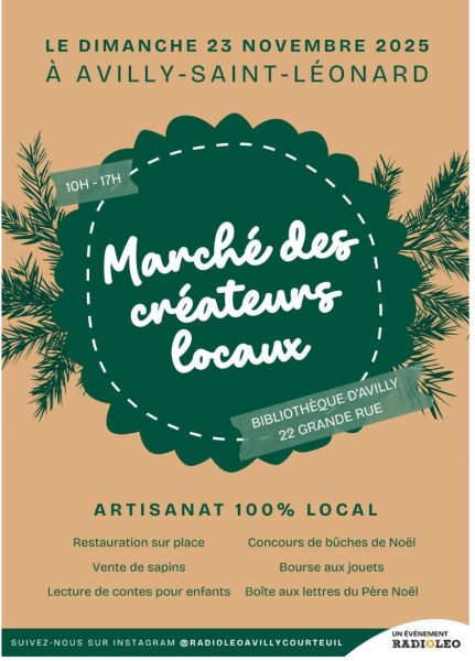 Marché des créateurs locaux à Avilly-Saint-Léonard