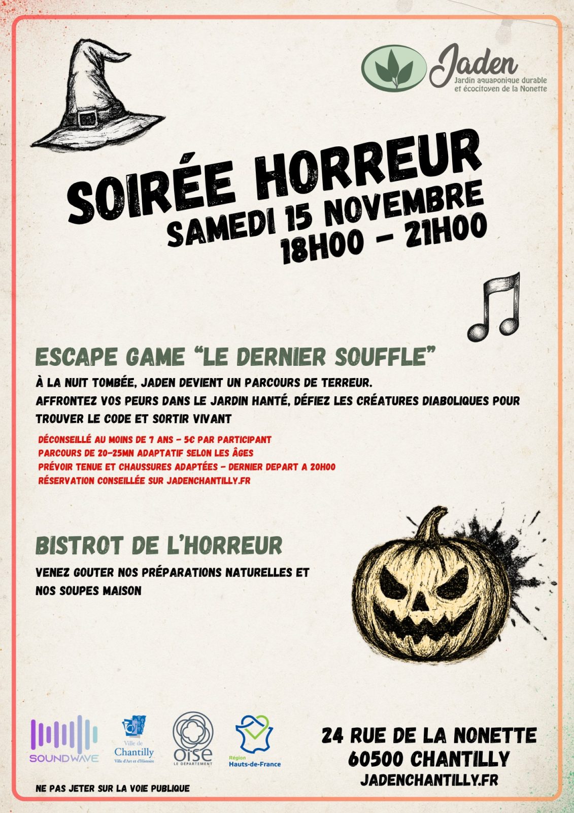 Halloween à Jaden à Chantilly