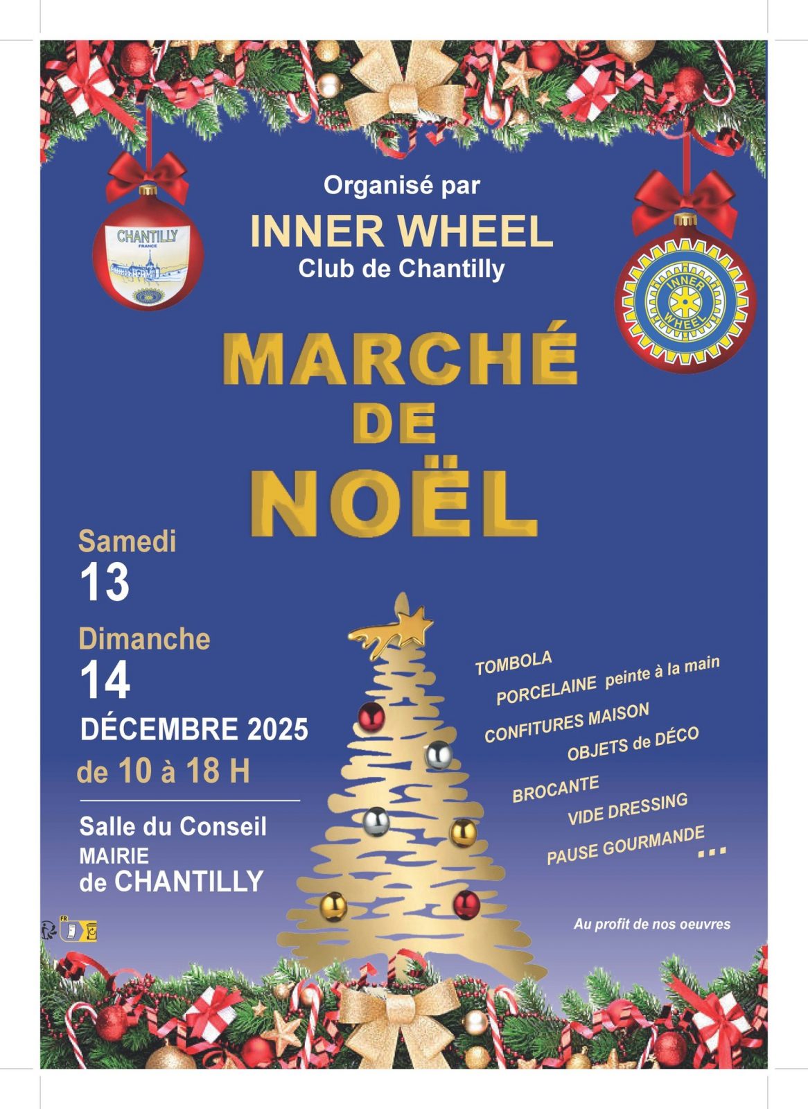Marché de Noël d’Inner Wheel à Chantilly