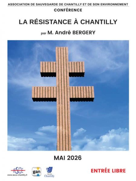 Conferencia " La Résistance à Chantilly " par l'ASCE à la Mairie de Chantilly