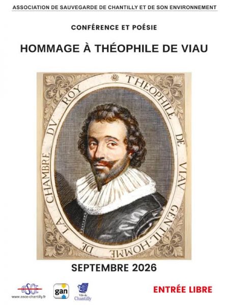 Conférence « Hommage à Théophile de Viau » par l&rsquo;ASCE à la Mairie de Chantilly