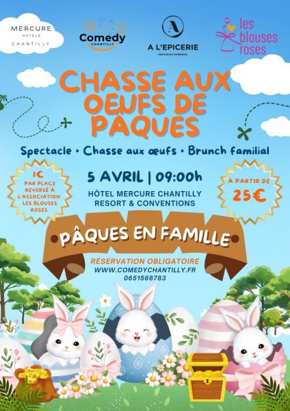 Chasse aux oeufs à l’hôtel Mercure de Chantilly