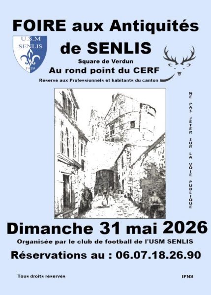 Foire aux antiquités de Senlis