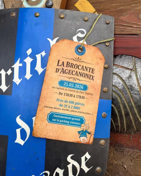 Brocante d’Agecanonix au Parc Astérix