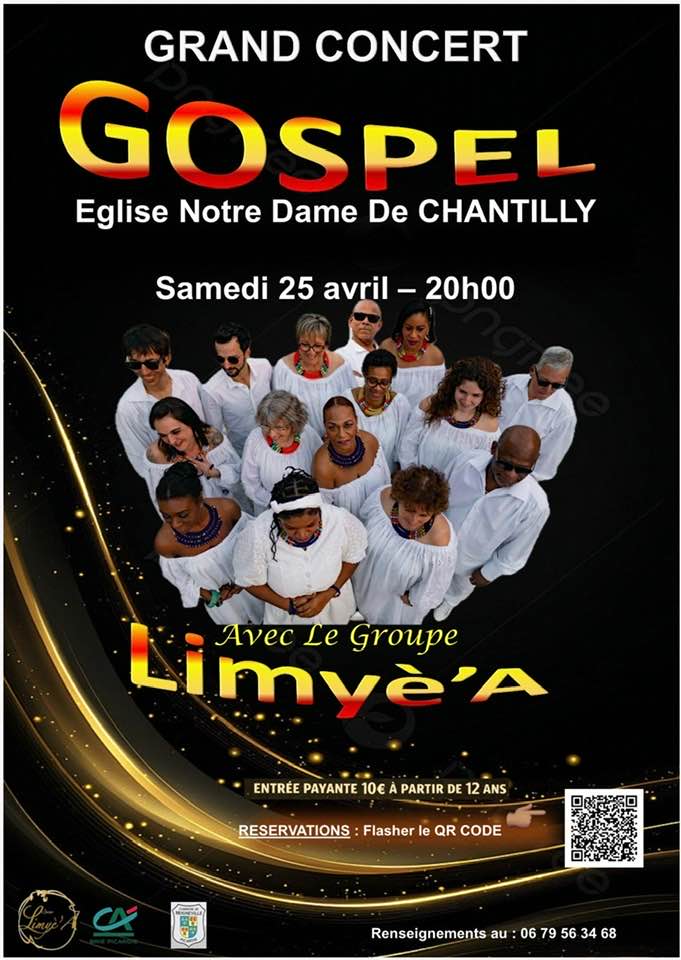 Concert de Gospel à l&rsquo;église Notre-Dame de l&rsquo;Assomption de Chantilly