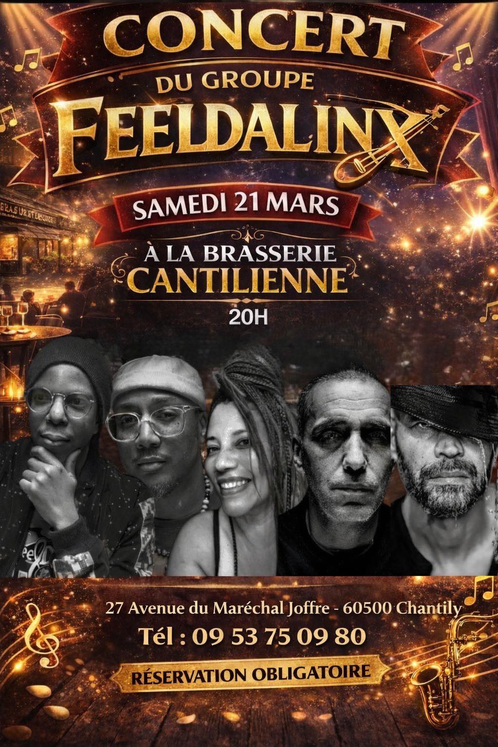 Concert du groupe « Feeldalinx » à la Brasserie Cantilienne