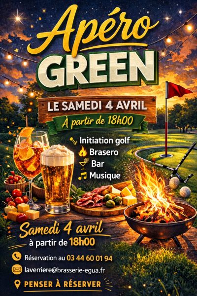 Apéro Green au restaurant La Verrière de Raray