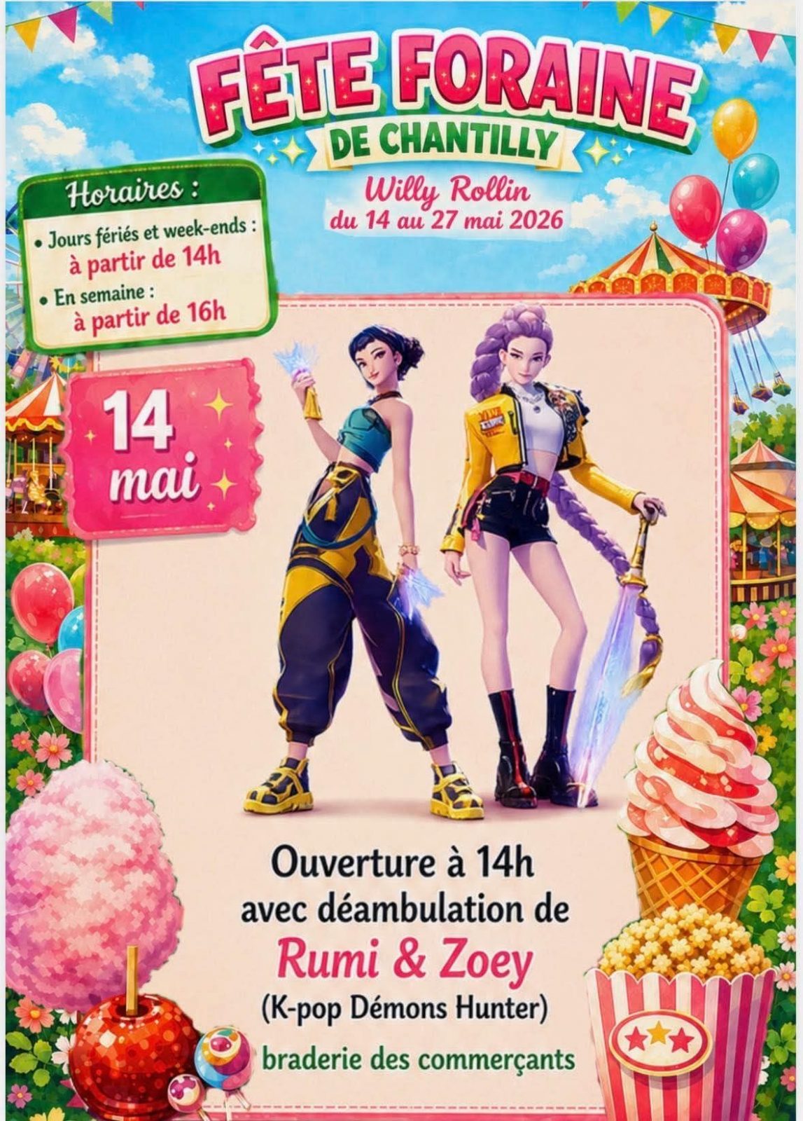 Fête Foraine à Chantilly