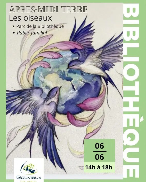 Après-midi Terre « Les Oiseaux » à la Bibliothèque de Gouvieux