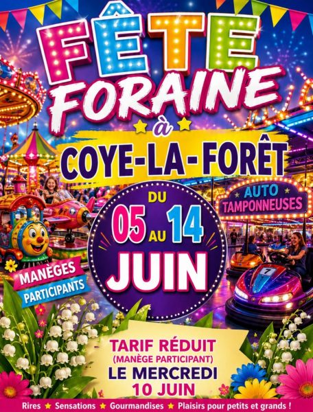 Fête foraine à Coye-la-Forêt