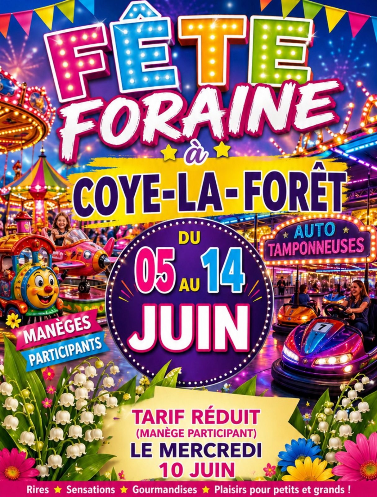 Fête foraine à Coye-la-Forêt
