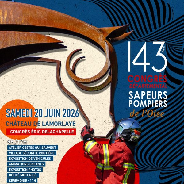 143ème Congrès Départemental des Pompiers au Château de Lamorlaye