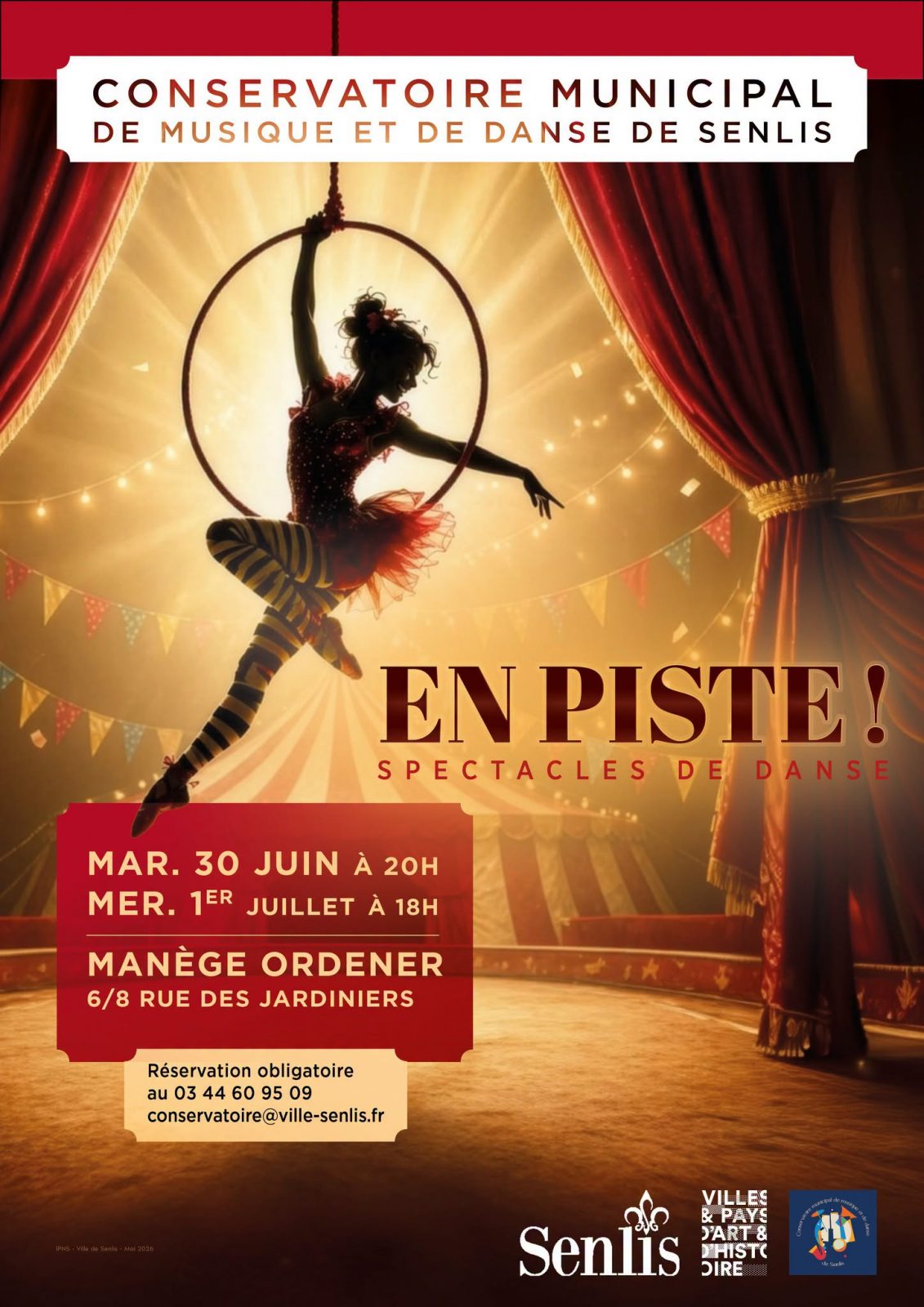[DATE MODIFIÉE] « Le Conservatoire fait son cirque ! » au Manège Ordener à Senlis