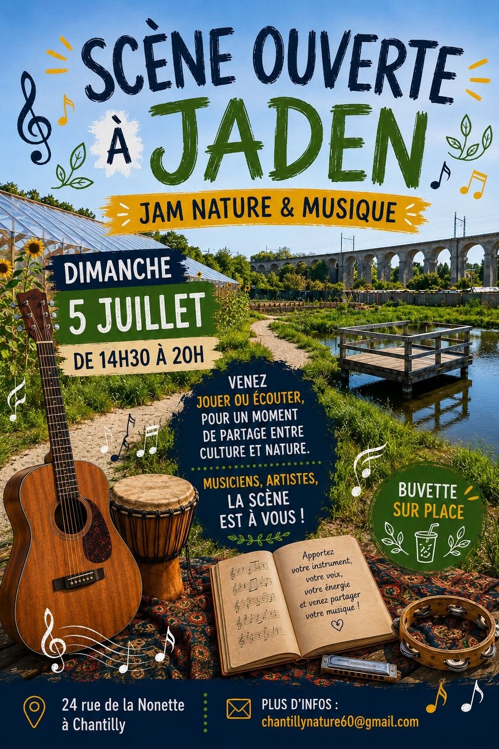 Scène ouverte à Jaden à Chantilly
