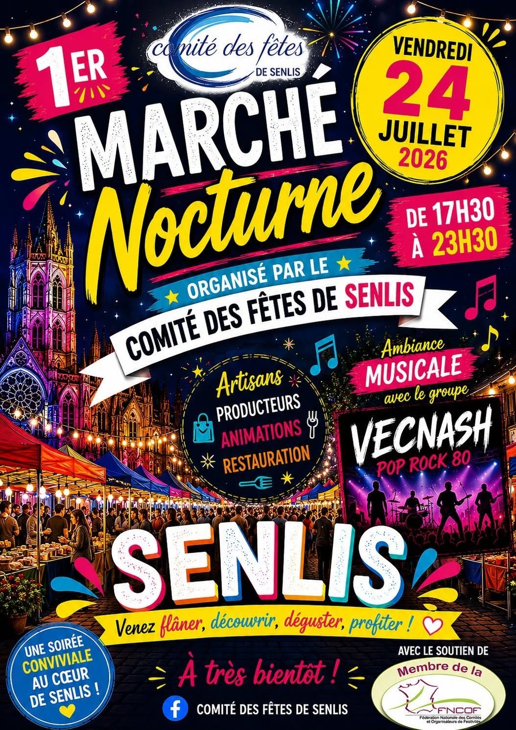 Marché Nocturne à Senlis