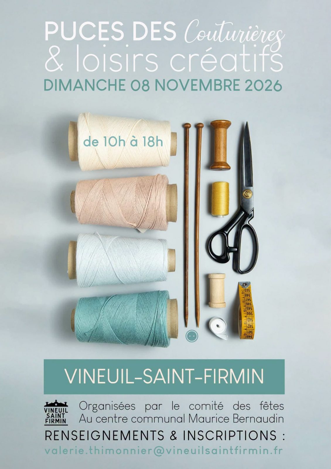 Puces des Couturières et Loisirs créatifs à Vineuil-Saint-Firmin
