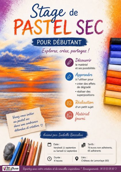 Loisirs Créatifs – Stage de Pastel Sec à Lamorlaye