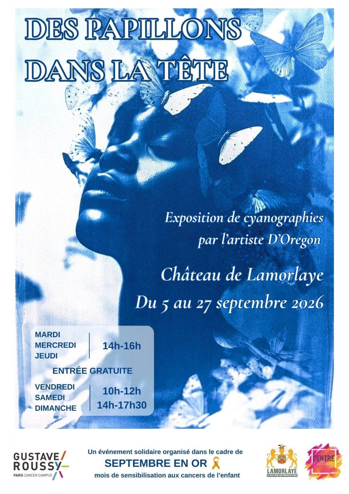 Exposition – « Des papillons dans la tête » à Lamorlaye