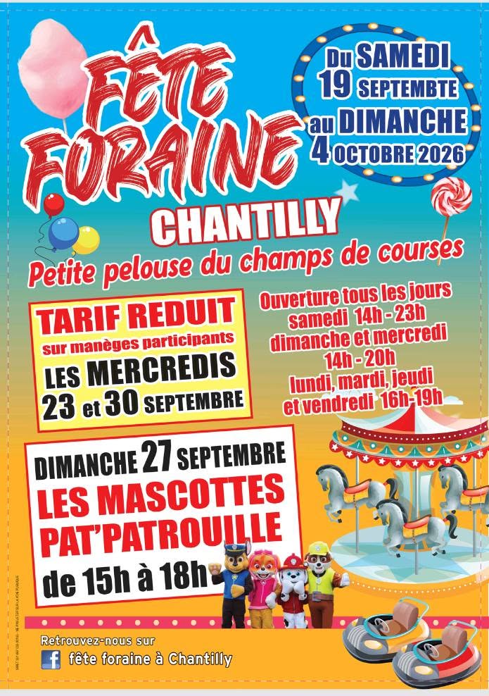 Fête Foraine à Chantilly