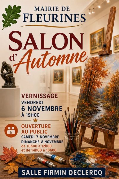 Exposition –  Salon d’Automne à Fleurines
