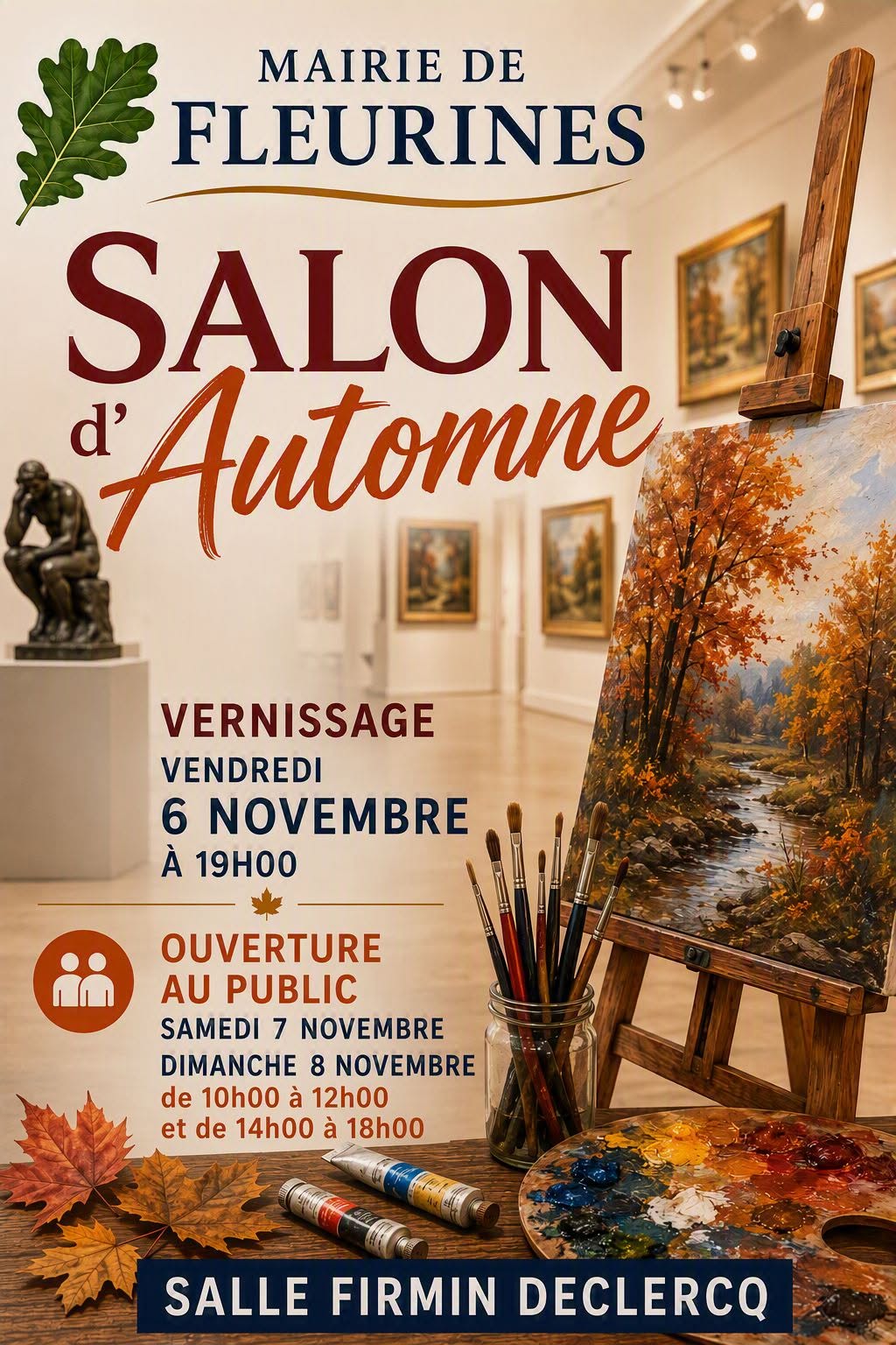Exposition –  Salon d&rsquo;Automne à Fleurines