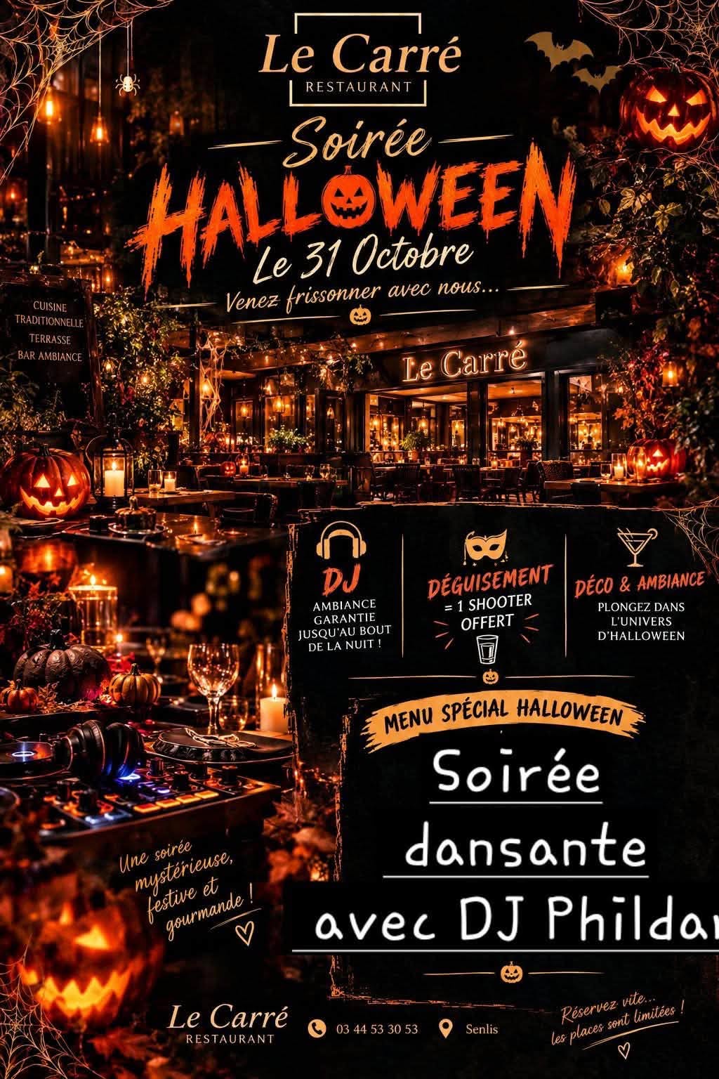 Soirée d&rsquo;Halloween au Carré à Senlis