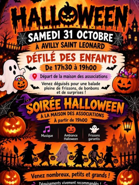 Évènement – Halloween à Avilly-Saint-Léonard