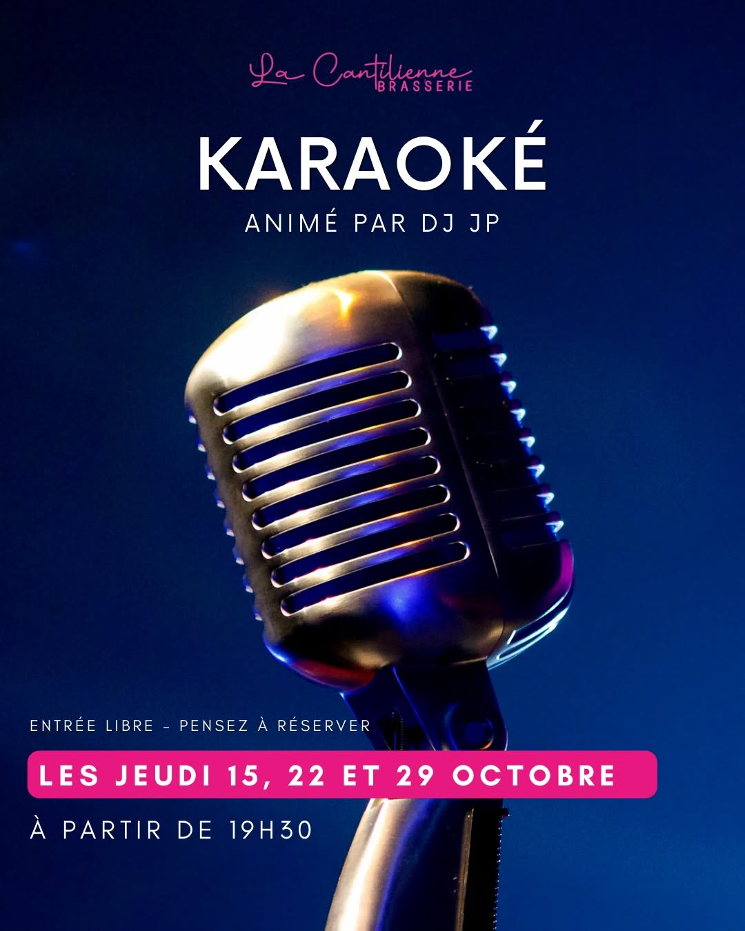 Loisirs – Soirée karaoké à la Brasserie Cantilienne