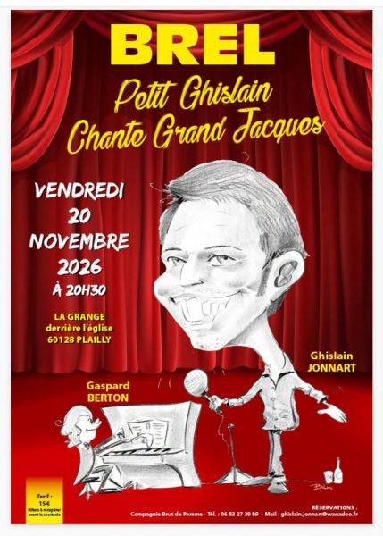 Concert – Hommage à Jacques Brel à Plailly