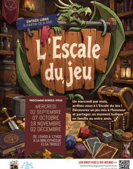 Loisirs | L&rsquo;escale du Jeu