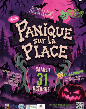 Activités d&rsquo;Halloween | « Panique sur la Place »