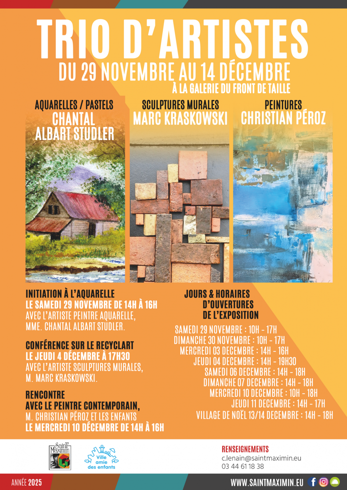 Exposition | Trio d’artistes